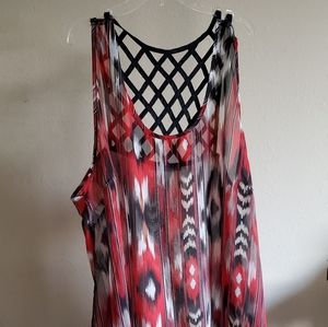 Lattice Back sleeveless top  BUNDLE 5/$25